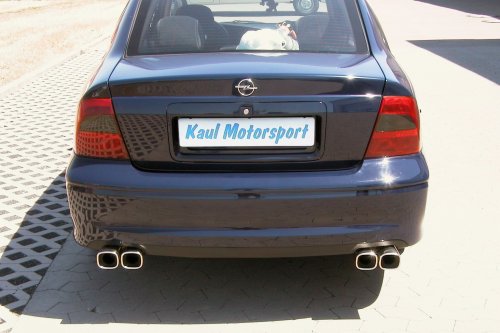 Duplex Endschalldämpfer Opel Vectra B